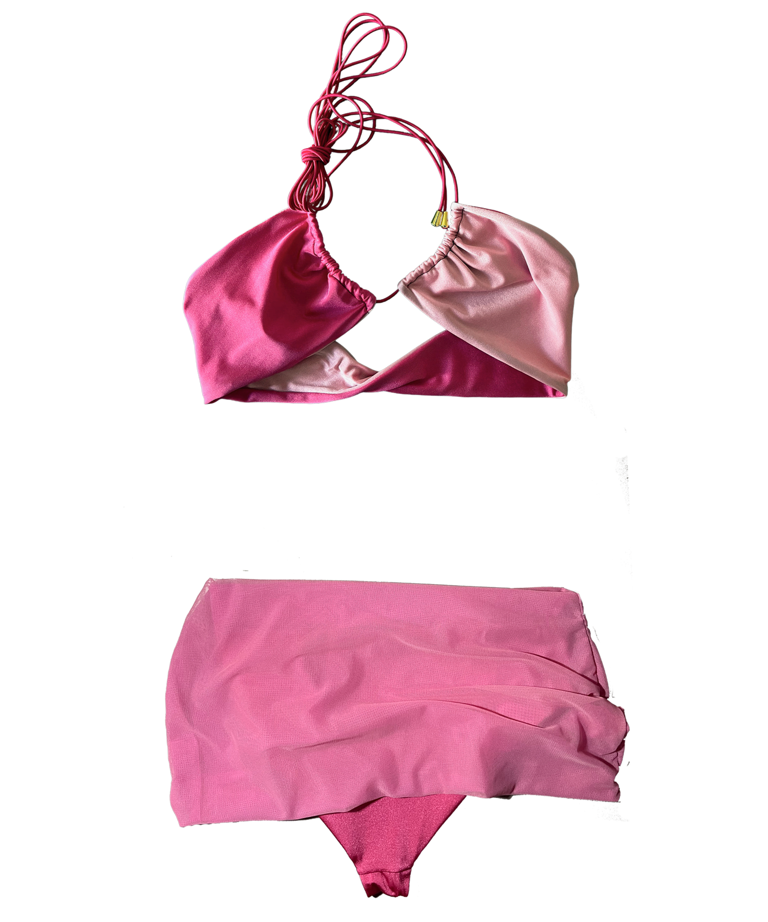 MESH SKORT SET