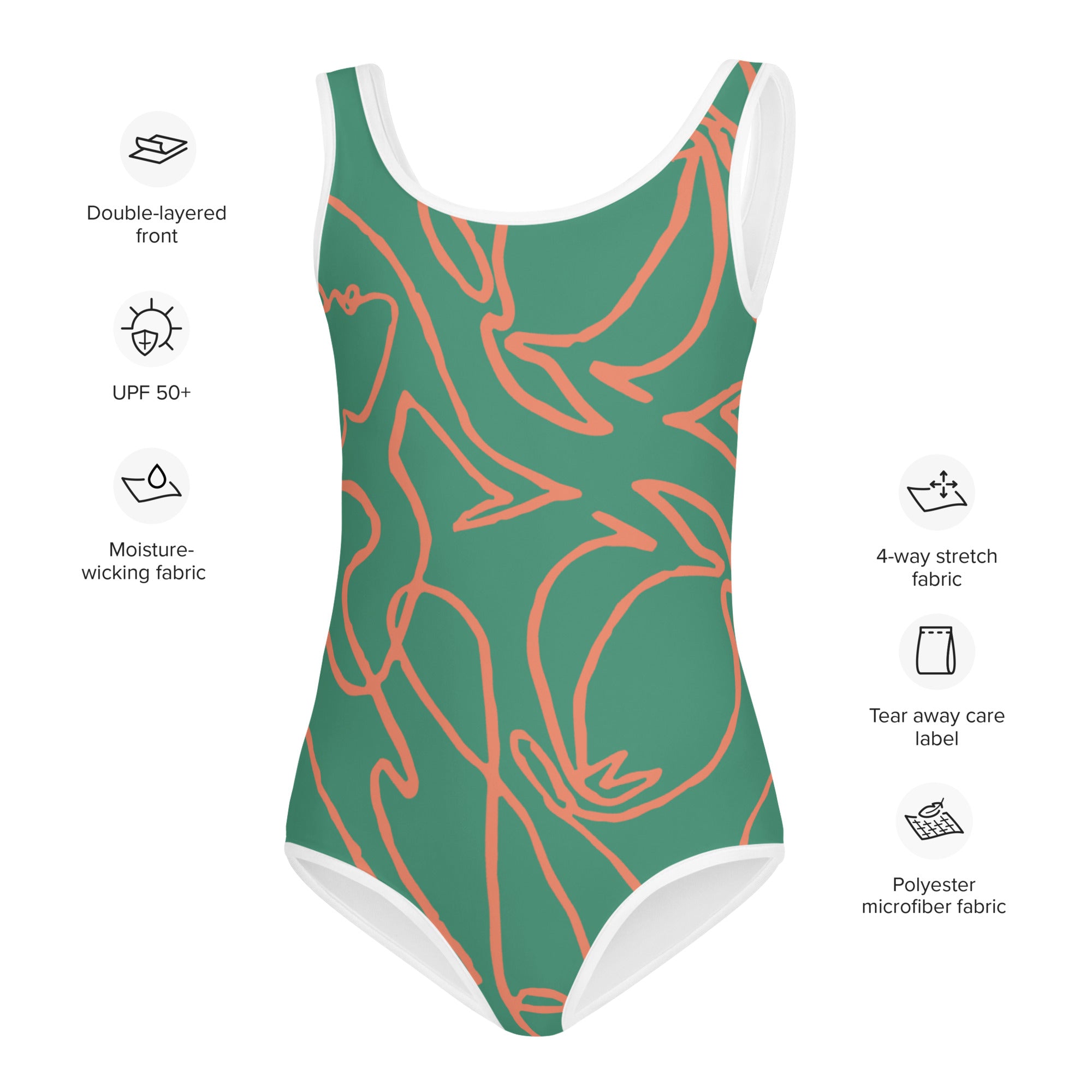Mini Signature Print Swimsuit