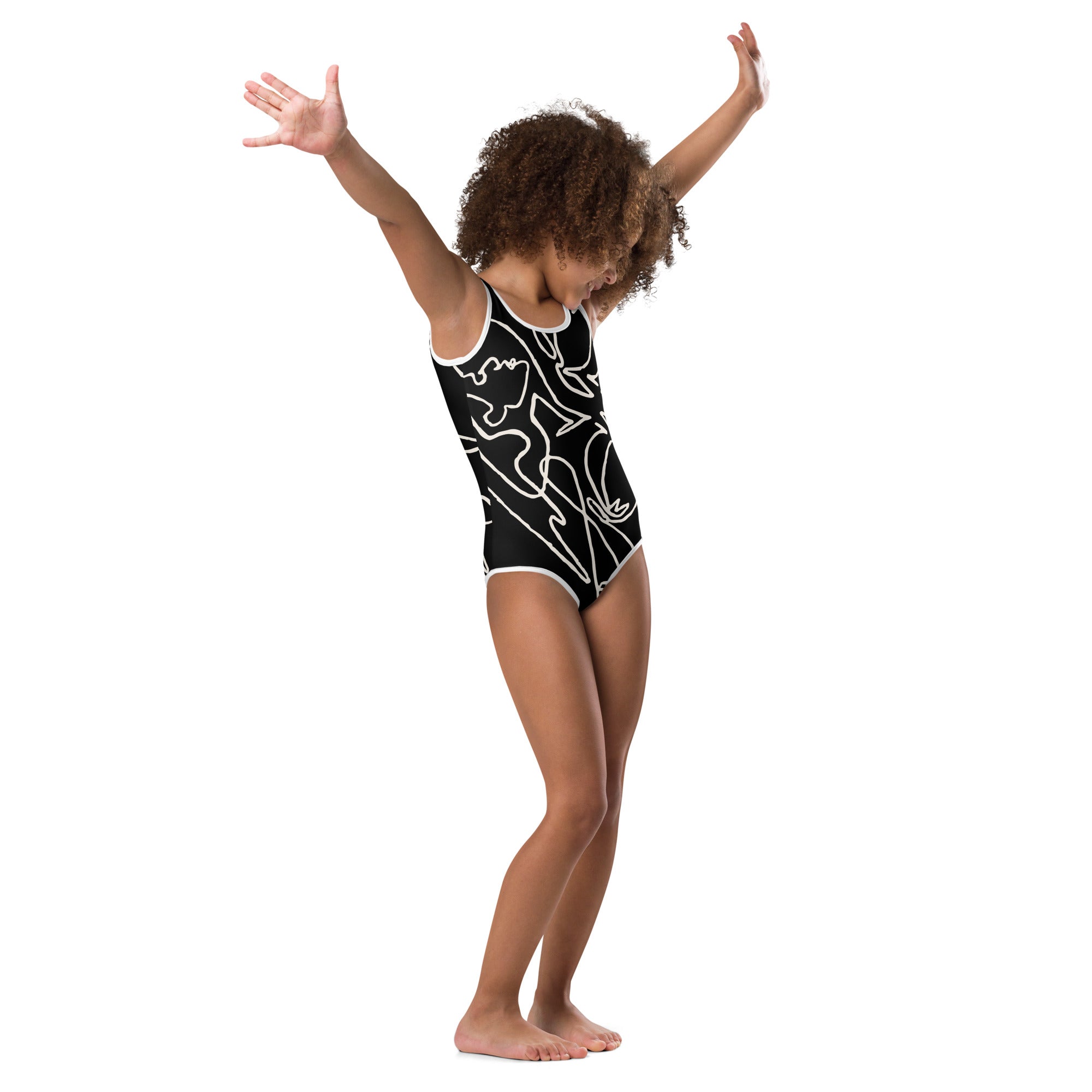 Mini Signature Print Swimsuit
