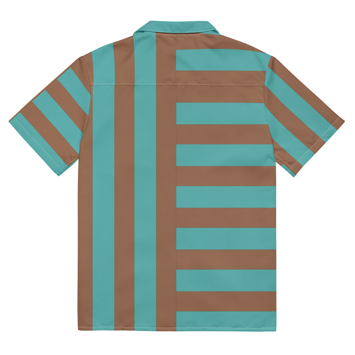 Striped Unisex button shirt