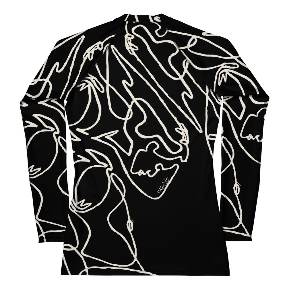 Signature Line-Art Rash Guard