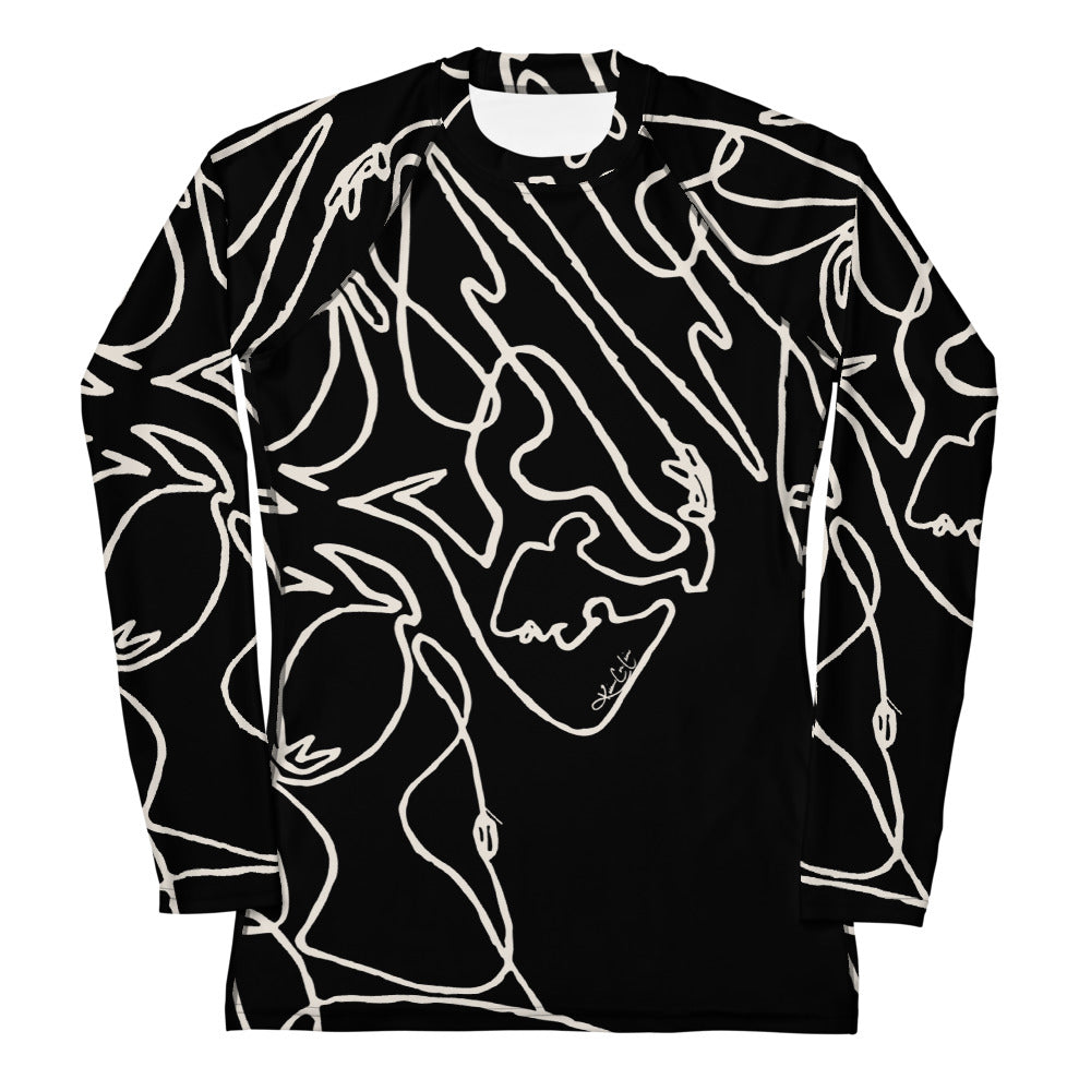 Signature Line-Art Rash Guard