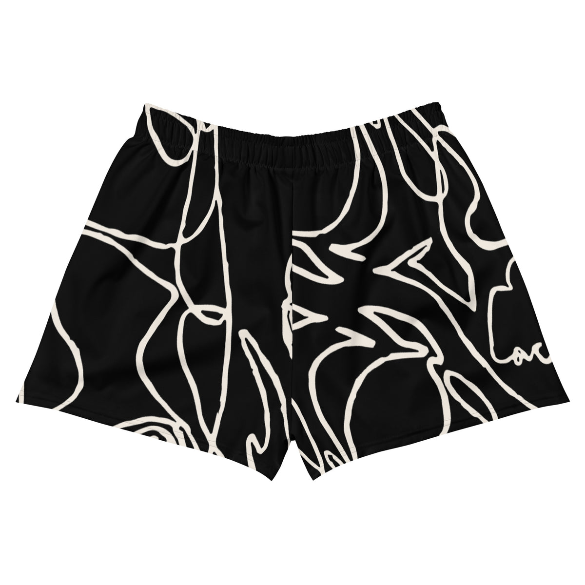 Signature Print Recycled Athletic Swim Shorts with Performance Quick-Dry Fabric