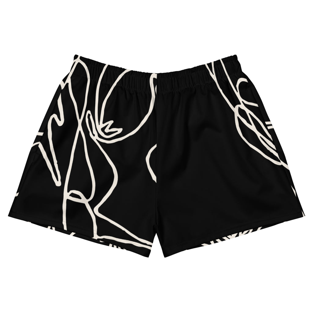 Signature Print Recycled Athletic Swim Shorts with Performance Quick-Dry Fabric