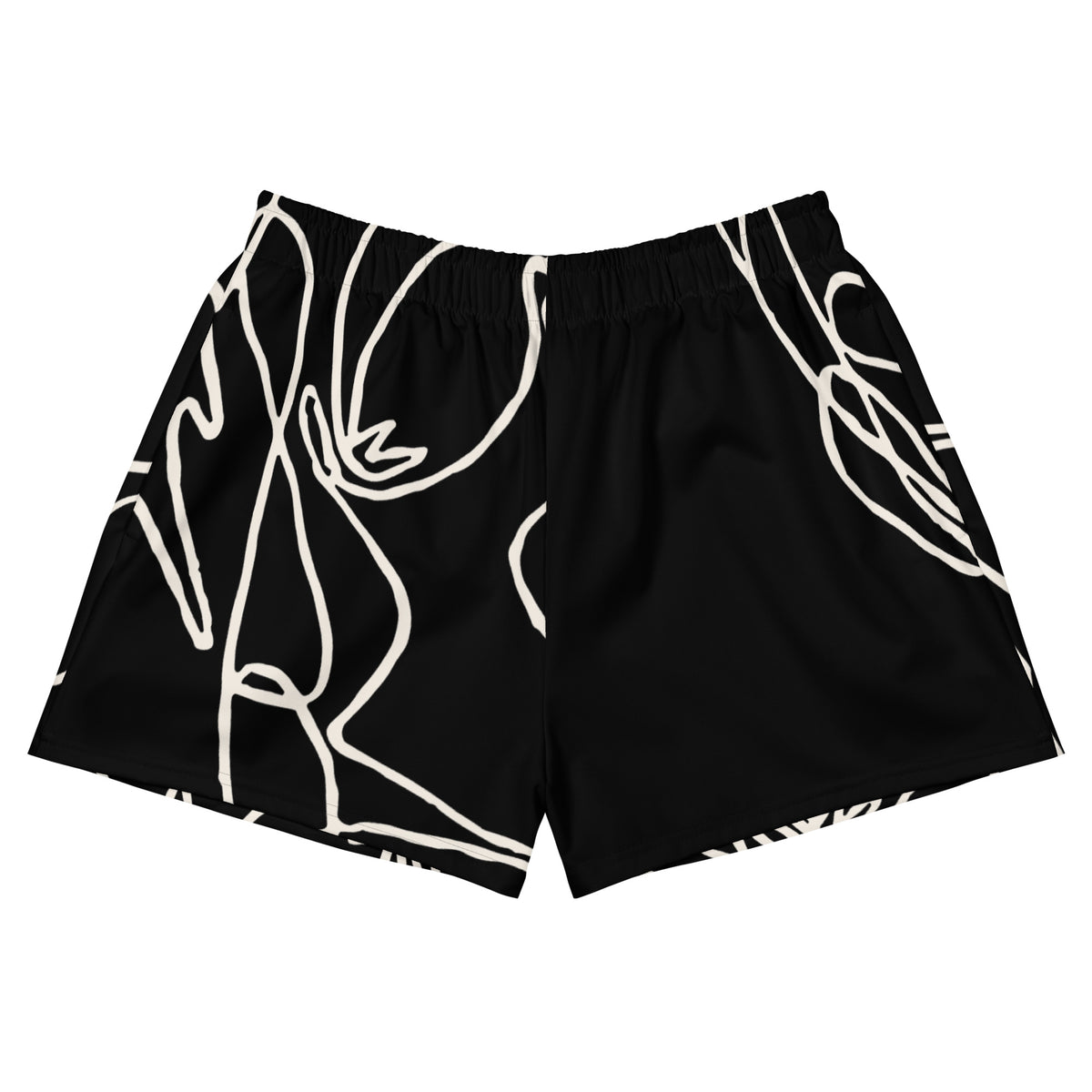 Signature Print Recycled Athletic Swim Shorts with Performance Quick-Dry Fabric