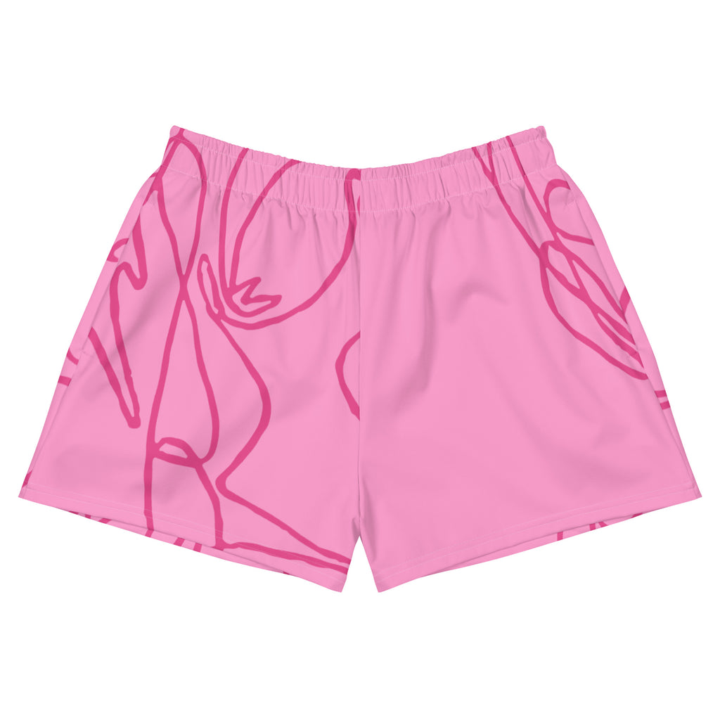Signature Print Recycled Athletic Swim Shorts with Performance Quick-Dry Fabric
